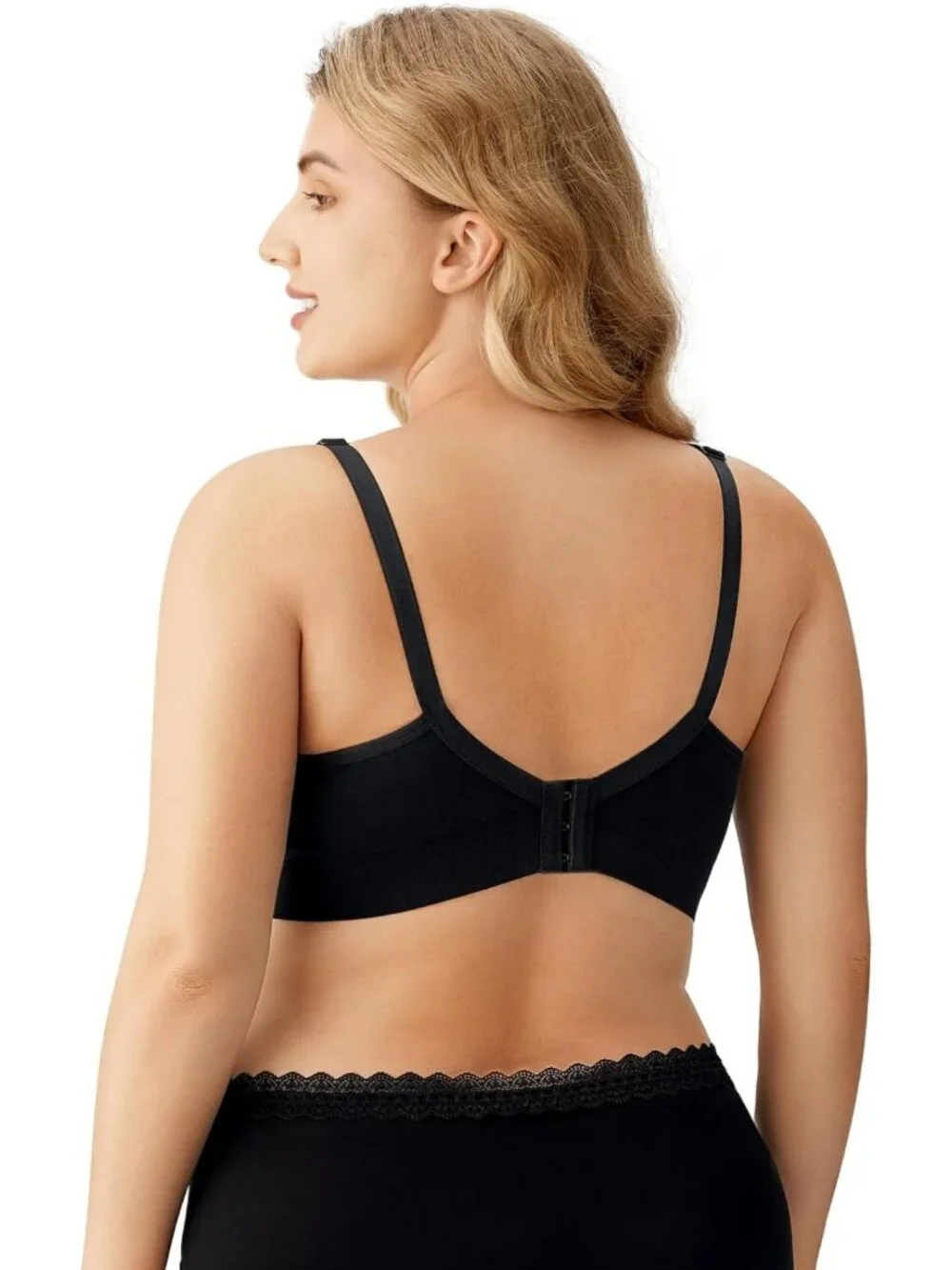Comfortable Maternity Nursing Bras 5-Pack for Breastfeeding Moms - Soft